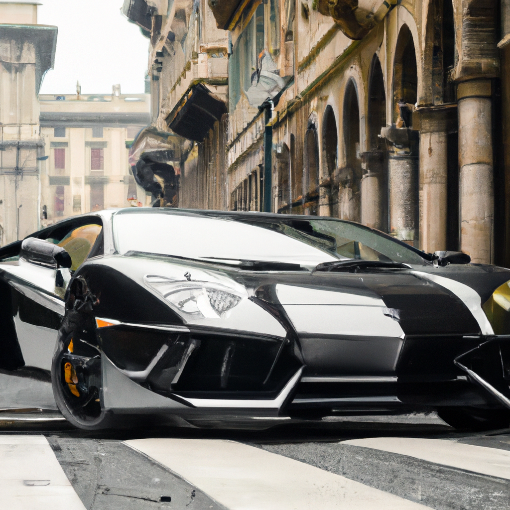 Lamborghini Aventador a Milano